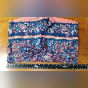 LOFT Women’s Size 6 Paisley Boho Shorts Blue Pink Summer Vibes